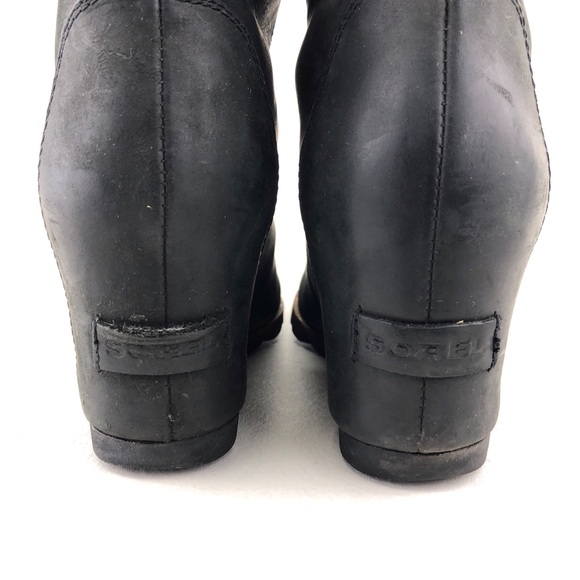 Sorel Conquest Wool Wedge Ankle Boots 9 - Picture 16 of 16